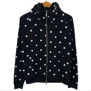 Black and White Polka Dot Women's Jacket